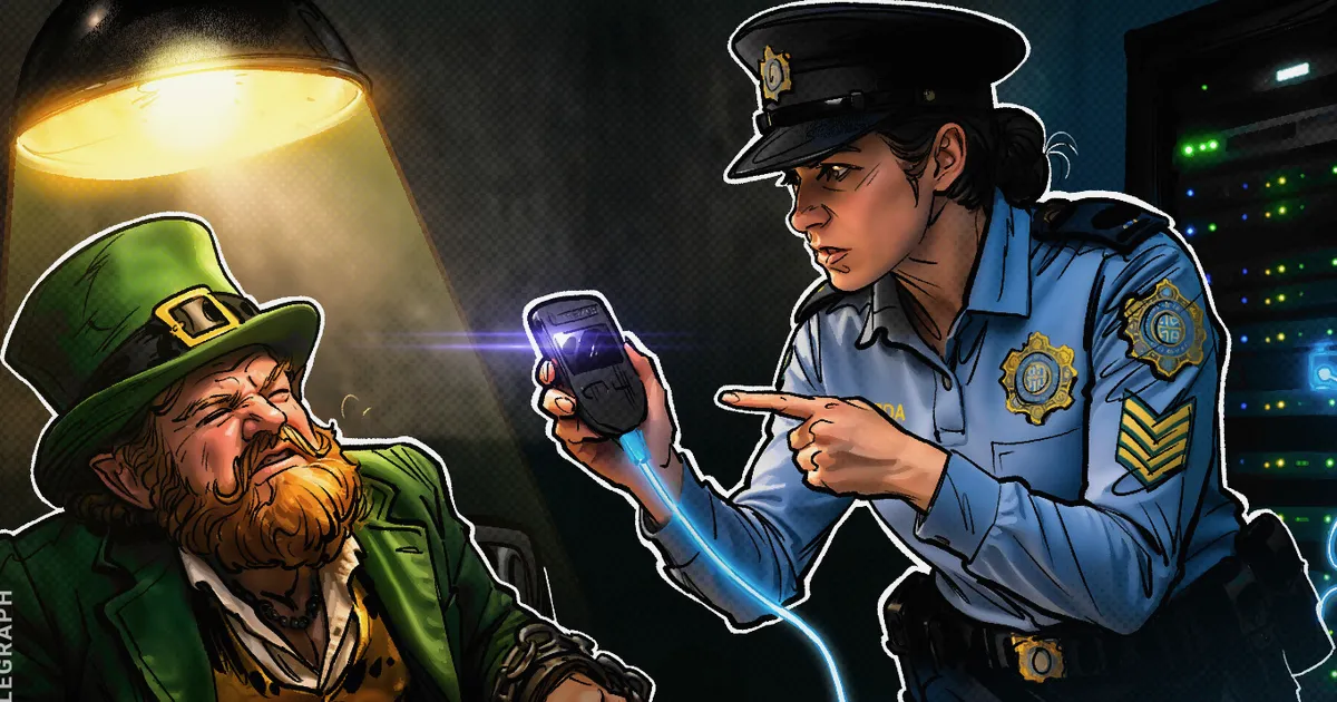 Irish authorities seize 500 Bitcoin, 2026 total hits 1,500 BTC