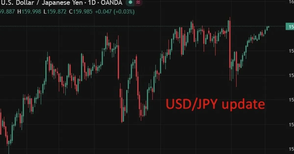 USD/JPY frôle les 160, le Japon met en garde contre une intervention