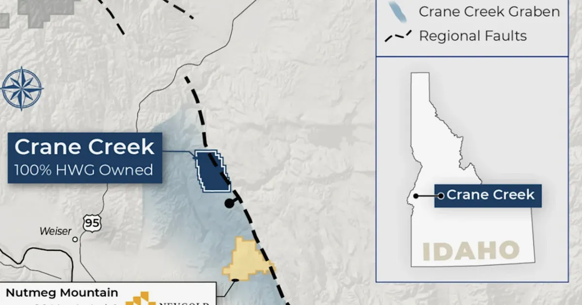 Headwater Gold lance le forage financé par Centerra à Crane Creek, Idaho