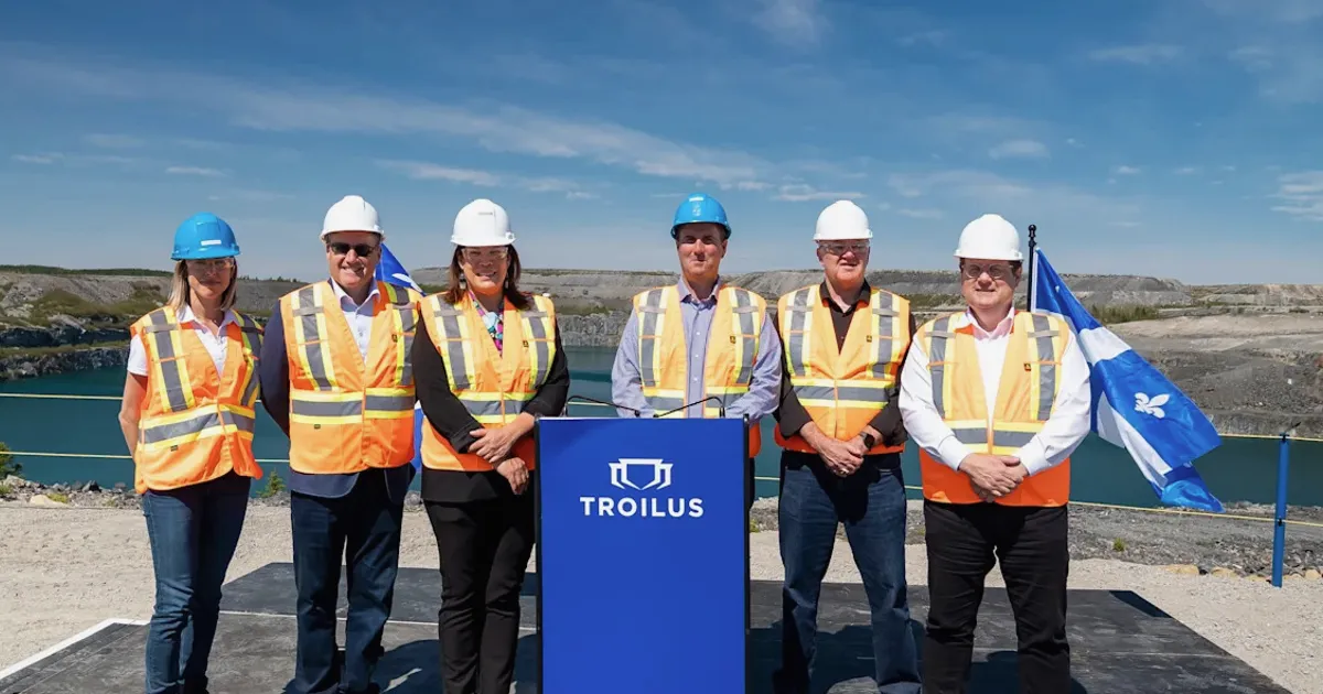 Troilus được cấp 70 MW thủy điện cho dự án vàng-đồng tại Québec