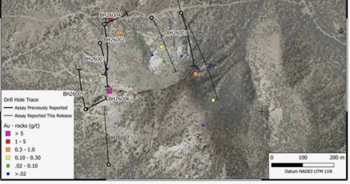Excalibur Metals publie les résultats finaux de forage à Spyglass Ridge
