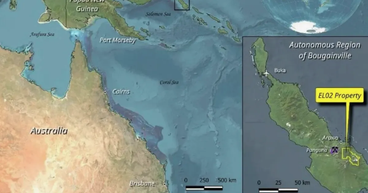 Island Passage Accélère le Forage sur le Projet Cuivre-Or de Bougainville