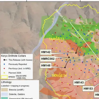 Koryx Copper annonce de larges intersections au projet Haib en Namibie