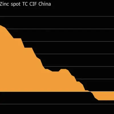 China Zinc Smelters Hit as Processing Fees Plunge to Record Lows