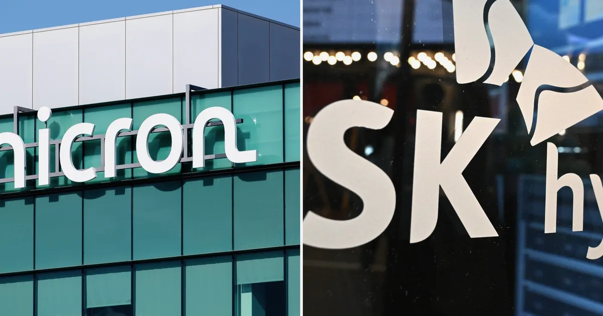 Memory chipmakers Micron and SK Hynix surge past $1 trillion market cap