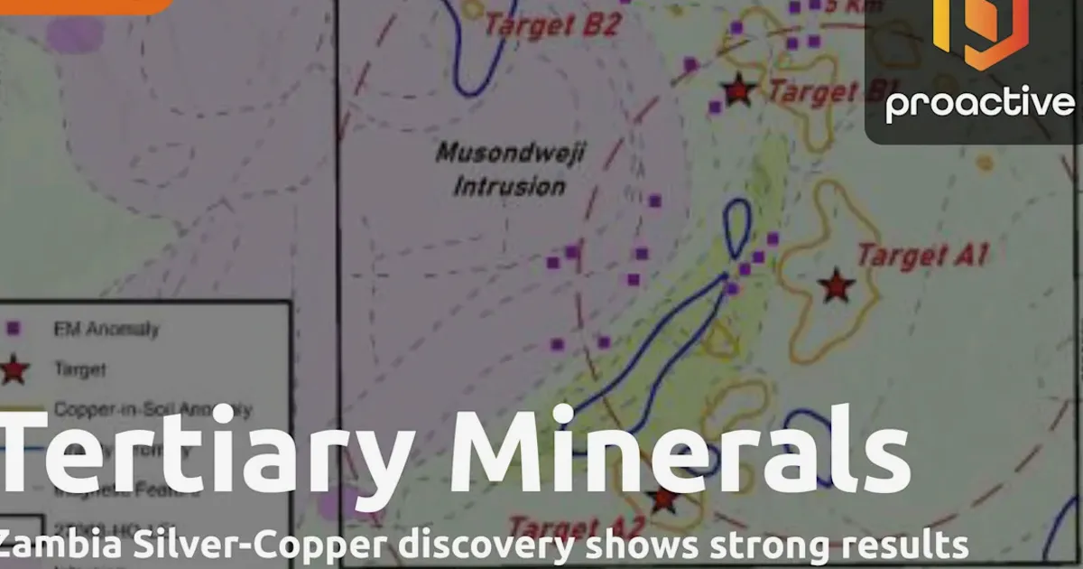 Tertiary Minerals Plans Largest Zambia Drill Campaign at Mushima North