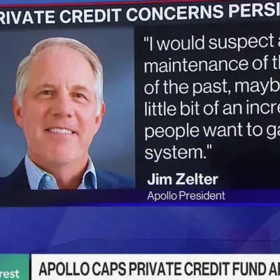 Apollo Caps Withdrawals as Redemption Pressure Mounts