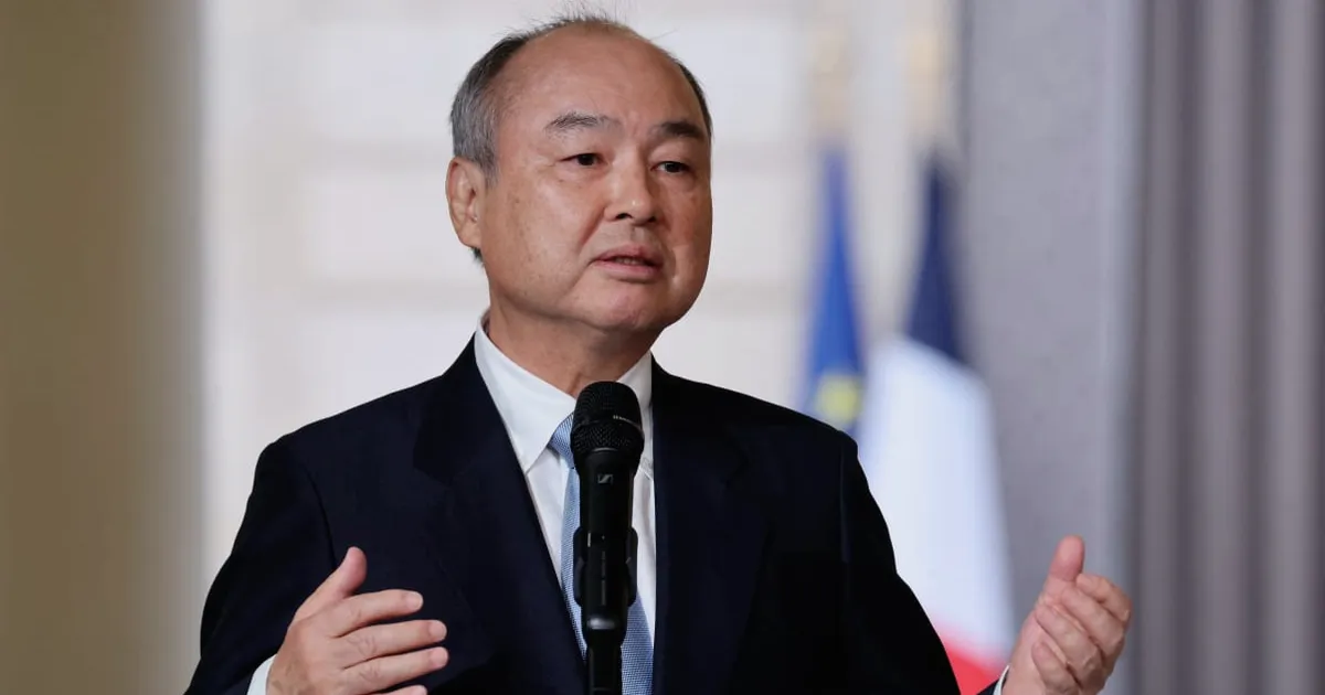 SoftBank shares drop 20% in a week amid OpenAI funding worries