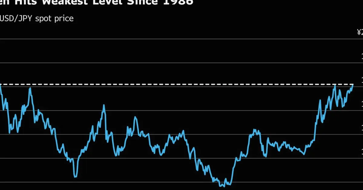 Les actions japonaises en hausse alors que le yen touche un plus bas de 40 ans