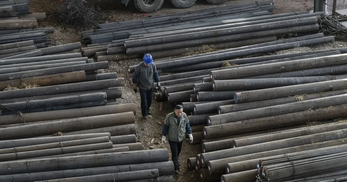 Iron Ore Hits Two-Week Low on China Steel Demand Fears