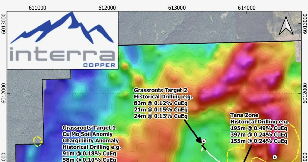 Copper Quest Launches 32.4 km² IP Survey at Stars Cu-Mo Property